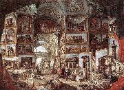 Giovanni Paolo Pannini Picture gallery with views of ancient Rome oil painting on canvas